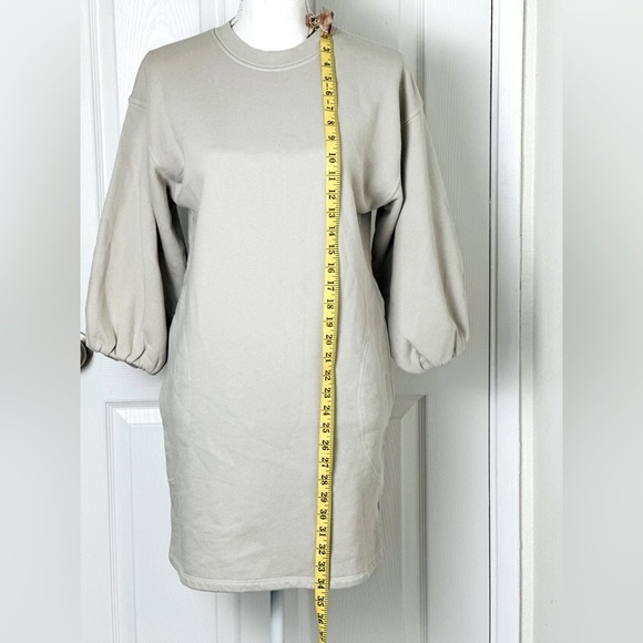 Velvet by Graham & Spencer Jensen Sweatshirt Beige Mini Dress Size XS - Picture 8 of 13